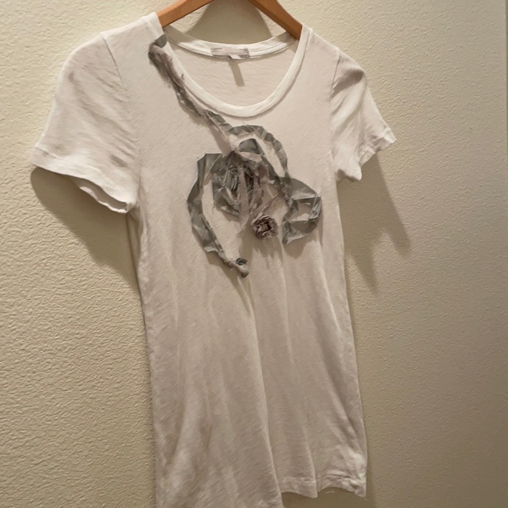 J. Crew Silk/Cotton Embellished Top